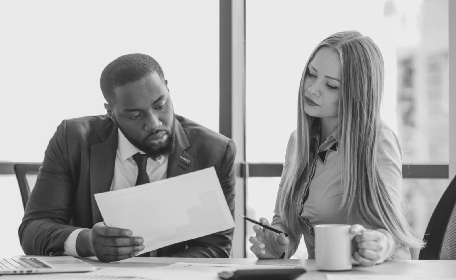 Business financial planning session
